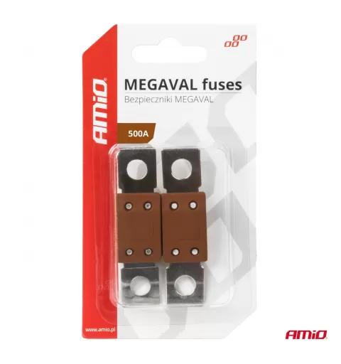 Automobilio MEGAVAL saugikliai 500A AMIO-03472