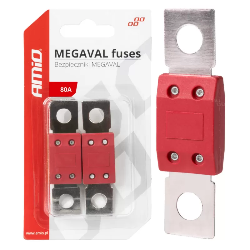 Automobilio MEGAVAL saugikliai 80A AMIO-03462