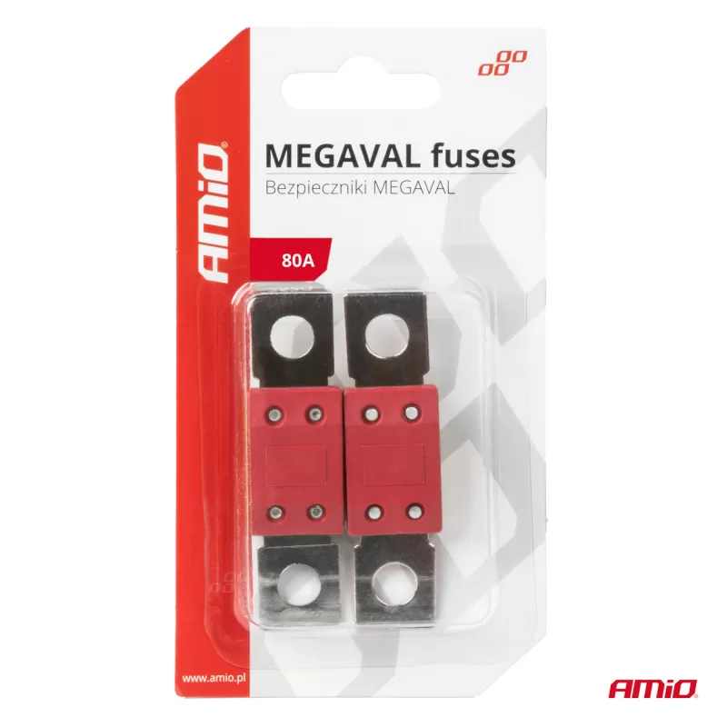 Automobilio MEGAVAL saugikliai 80A AMIO-03462