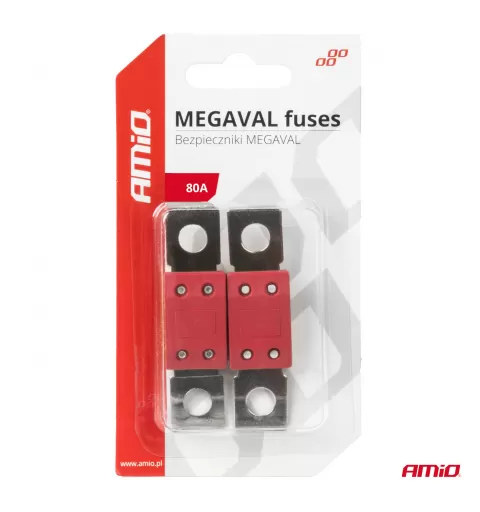 Automobilio MEGAVAL saugikliai 80A AMIO-03462