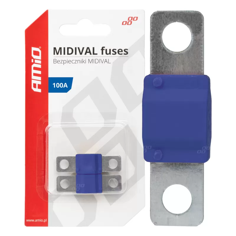 Automobilio MIDIVAL saugikliai 100A AMIO-03479