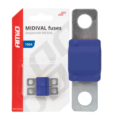 Automobilio MIDIVAL saugikliai 100A AMIO-03479