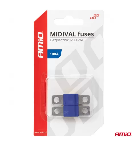 Automobilio MIDIVAL saugikliai 100A AMIO-03479