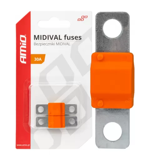 Automobilio MIDIVAL saugikliai 30A AMIO-03473