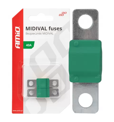 Automobilio MIDIVAL saugikliai 40A AMIO-03474