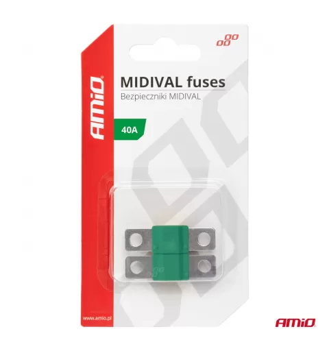 Automobilio MIDIVAL saugikliai 40A AMIO-03474