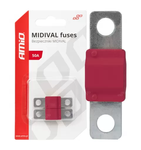 Automobilio MIDIVAL saugikliai 50A AMIO-03475