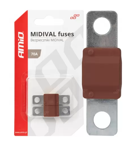 Automobilio MIDIVAL saugikliai 70A AMIO-03477
