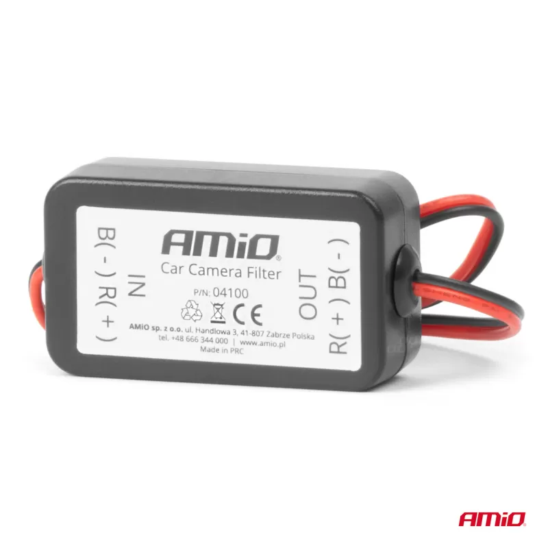 Automobilio maitinimo signalo filtras, trukdžių slopinimo, 12V AMIO-04100