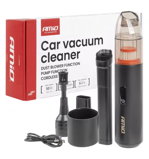 Automobilinis dulkių siurblys 6 kPa 50W 150ml AMIO-04888