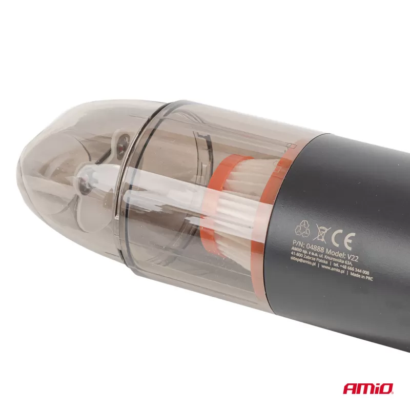 Automobilinis dulkių siurblys 6 kPa 50W 150ml AMIO-04888