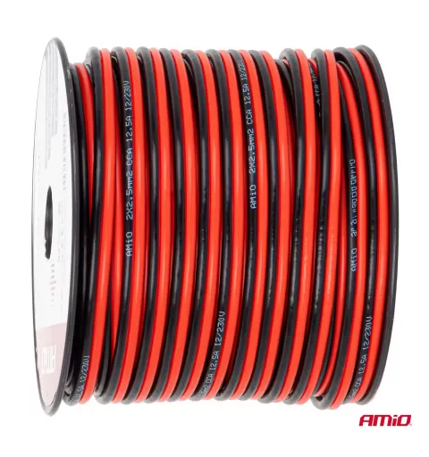 CCA laidas 2x2,5mm² 50m 12,5A AMIO-04460