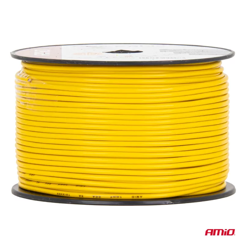 CCA laidas 1x1mm² 100m 5A 12/230V AMIO-04448
