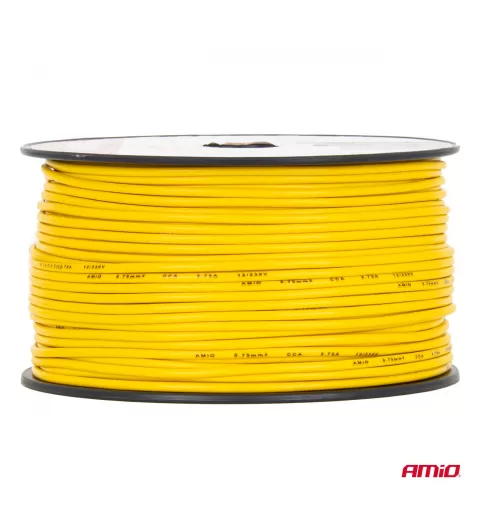 CCA garsiakalbio laidas 1x0,75mm² 100m 3,75A 12/230V AMIO-04447