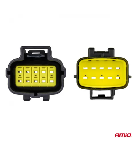 Jungties kištuko ir lizdo rinkinys, 10 kontaktų, 2,2mm, AMIO-04351