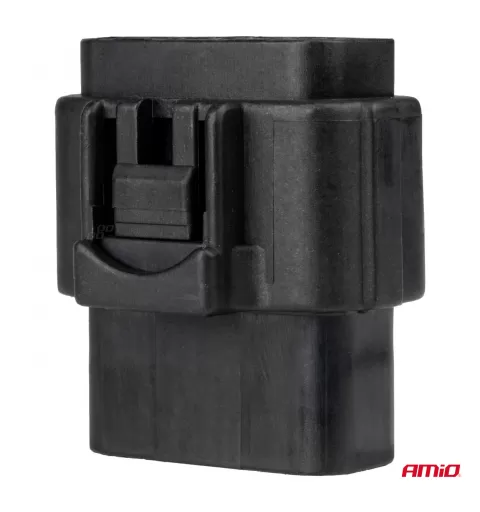 Jungties kištuko ir lizdo rinkinys, 12 kontaktų, 2,2mm, AMIO-04352