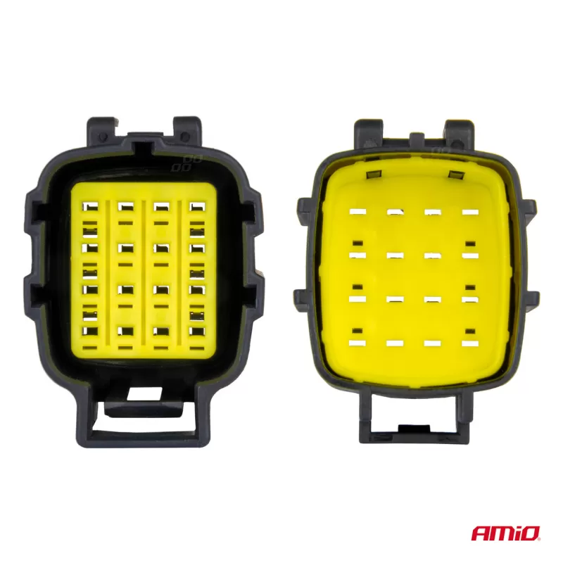 Jungties kištuko ir lizdo rinkinys, 16 kontaktų, 2,2mm, AMIO-04353