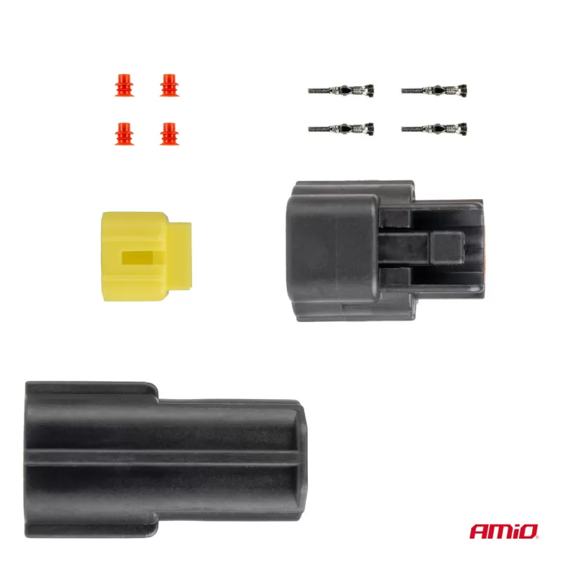 Jungties kištuko ir lizdo rinkinys, 2 kontaktai, 2,2mm, AMIO-04346