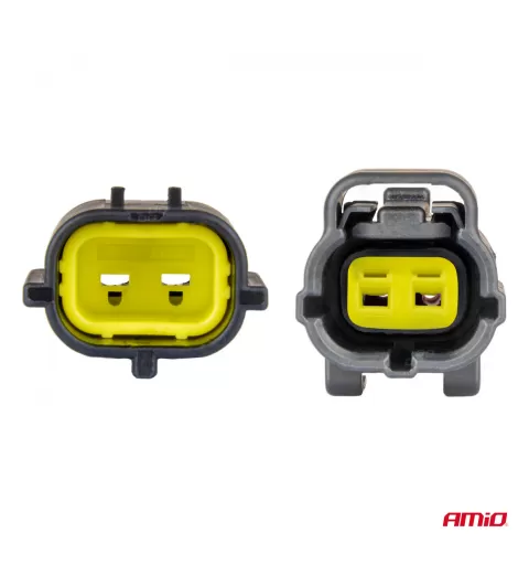 Jungties kištuko ir lizdo rinkinys, 2 kontaktai, 2,2mm, AMIO-04346