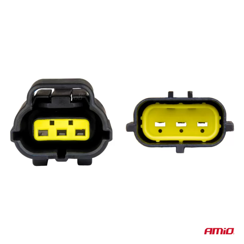 Jungties kištuko ir lizdo rinkinys, 3 kontaktai, 2,2mm, AMIO-04347