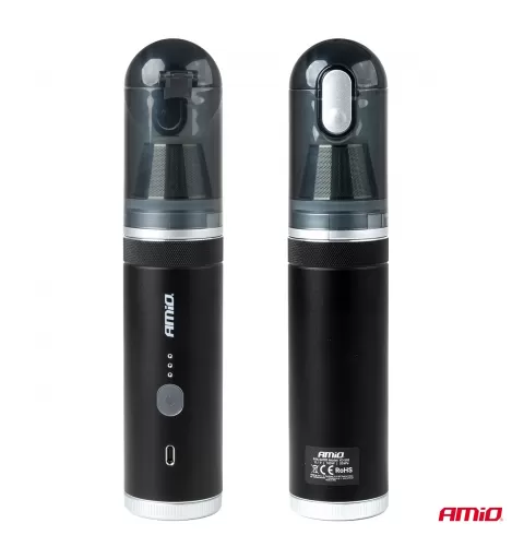Belaidis automobilinis dulkių siurblys be šepetėlių variklio, su siurbimo funkcija, 100W 20kPa USB-C AMIO-04785