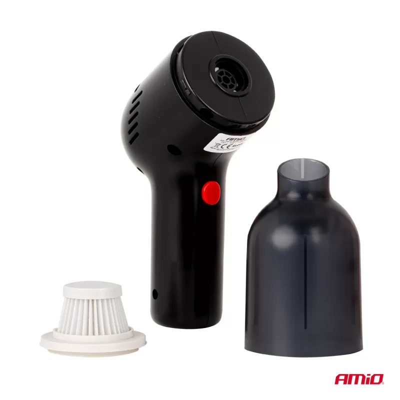 Belaidis automobilinis dulkių siurblys 70W 11kPa USB-C VC-08 HEPA AMIO-04416