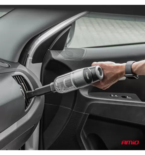 Belaidis automobilinis dulkių siurblys HEPA AMiO-03693