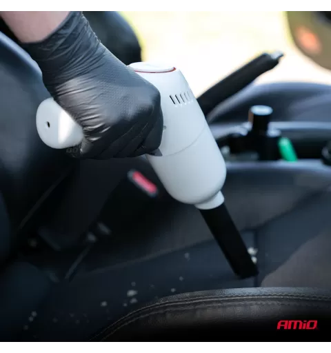 Belaidis automobilinis dulkių siurblys 40W 4,5kPa USB-C VC-07 HEPA AMIO-04415