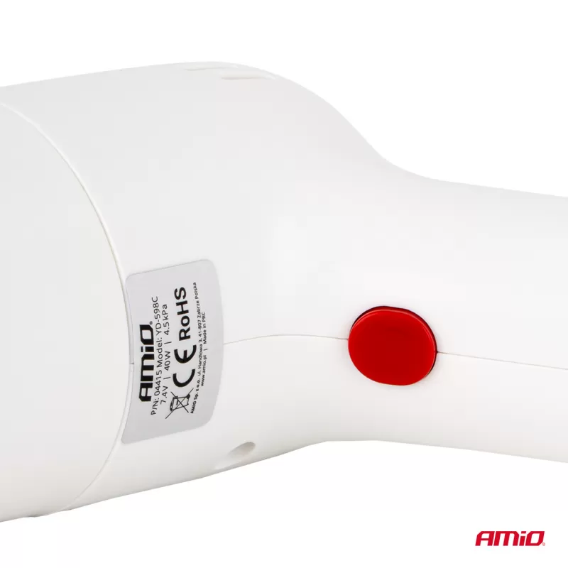 Belaidis automobilinis dulkių siurblys 40W 4,5kPa USB-C VC-07 HEPA AMIO-04415