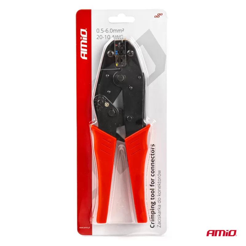 Presavimo įrankis jungtims 0,5-6,0mm²