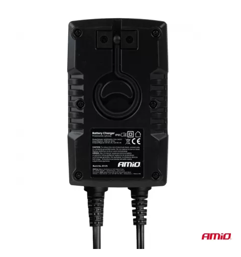 Skaitmeninis akumuliatoriaus įkroviklis AGM GEL STD LiFePo4 MAX 4A 6/12V PRO HOOK AMIO-04531