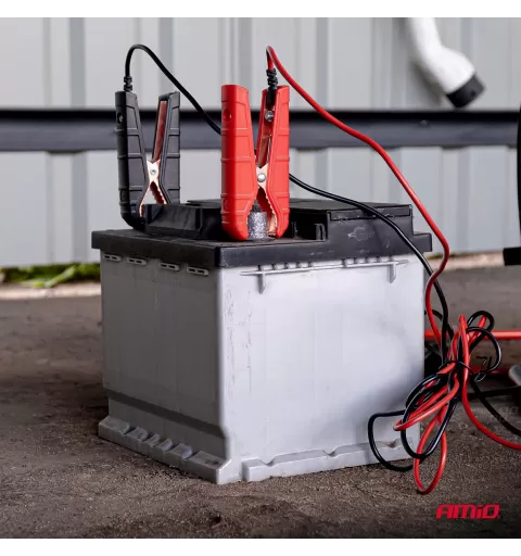 Skaitmeninis akumuliatoriaus įkroviklis BOOST AGM GEL STD LiFePo4 MAX 25A 12/24V PRO AMIO-04530