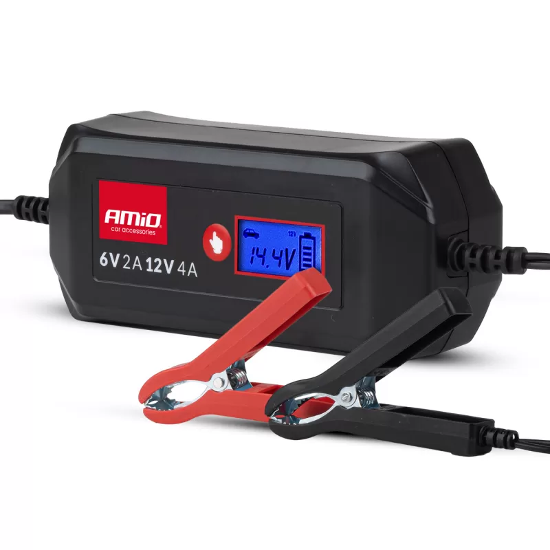 Skaitmeninis akumuliatoriaus įkroviklis STD GEL AGM WET MAX 4A 6/12V AMIO-04523