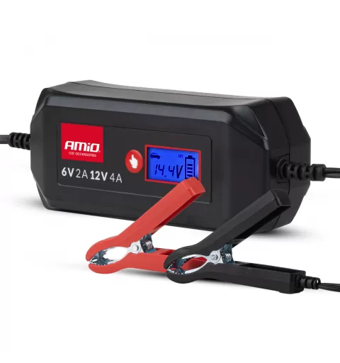 Skaitmeninis akumuliatoriaus įkroviklis STD GEL AGM WET MAX 4A 6/12V AMIO-04523