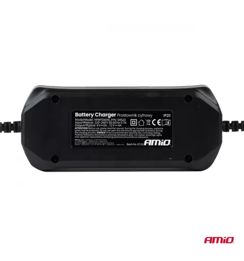 Skaitmeninis akumuliatoriaus įkroviklis STD GEL AGM WET MAX 4A 6/12V AMIO-04523