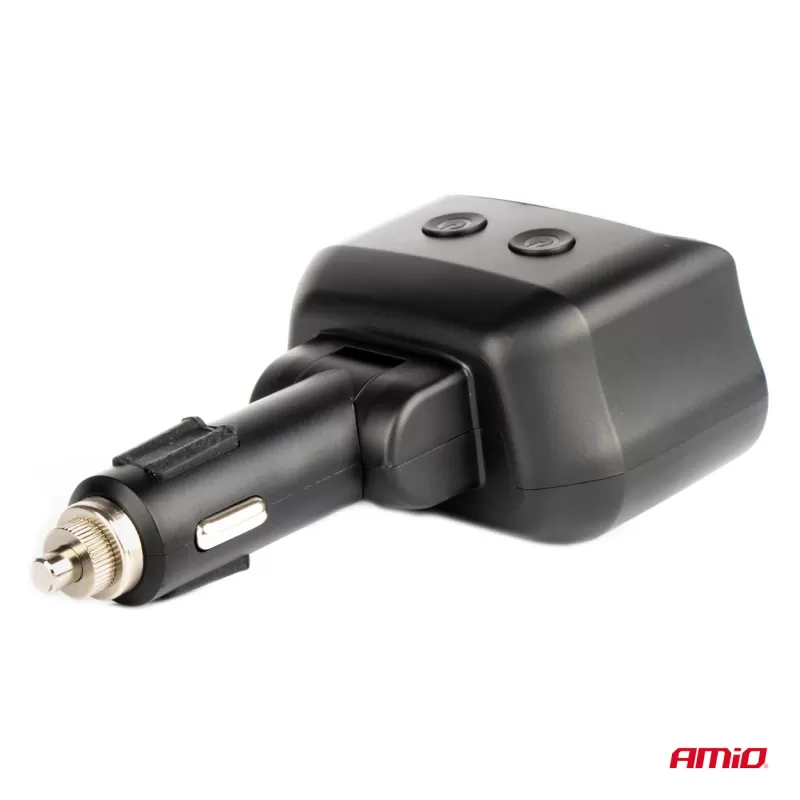 Dvigubas prailgintuvo lizdas 2xUSB 1xUSB C 12/24V maks. 200W AMIO-04173