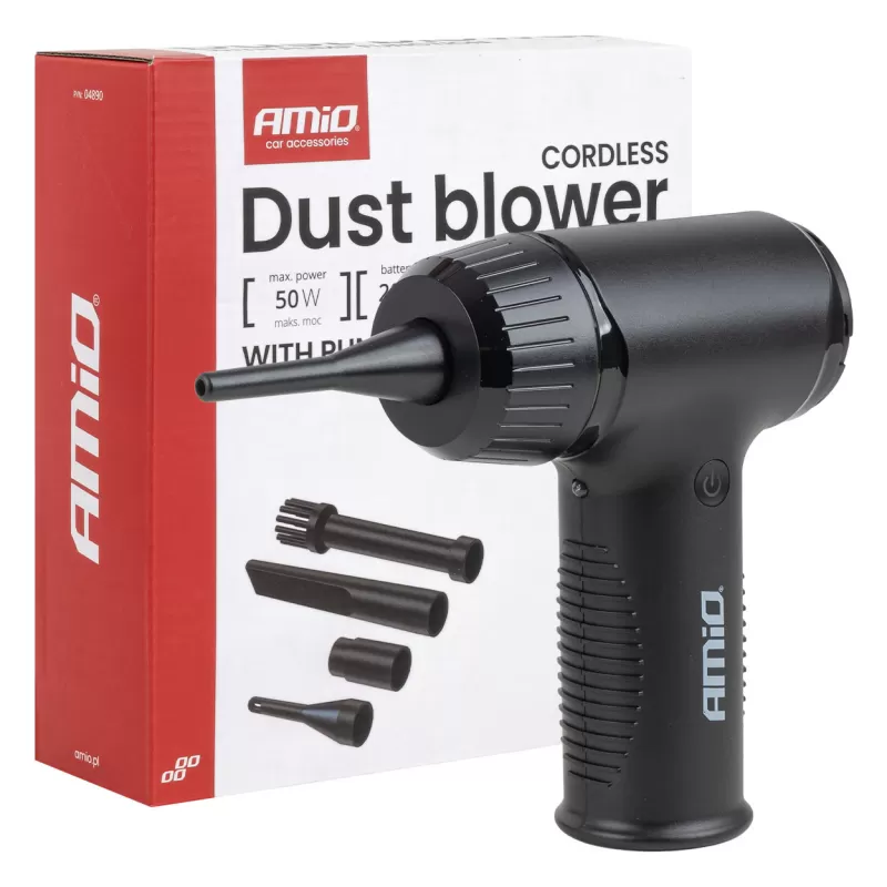 Dulkių pūstuvas su siurbimo funkcija 50W AMIO-04890