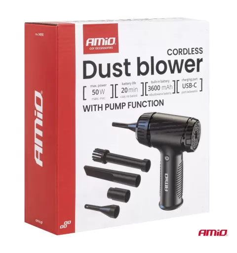 Dulkių pūstuvas su siurbimo funkcija 50W AMIO-04890