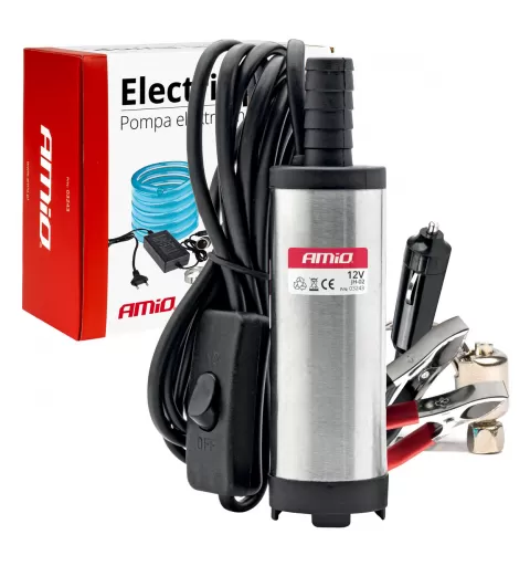 Elektrinis dyzelino siurblys 12V/230V, panardinamas, skersmuo 38 mm, rinkinys su žarna