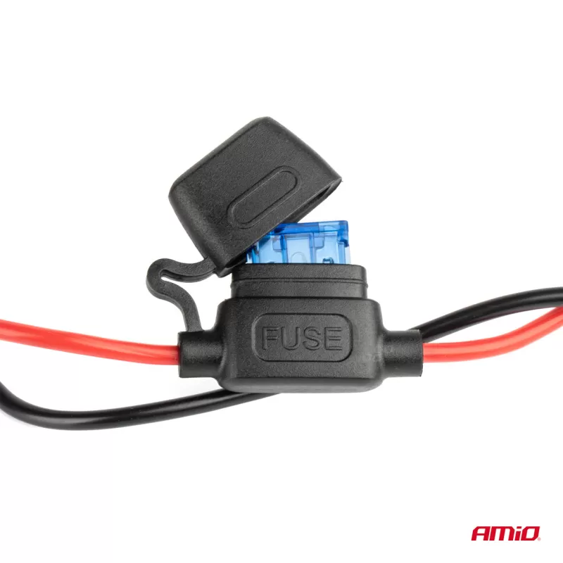 Prailgintuvo lizdas su voltmetru AMIO-03782