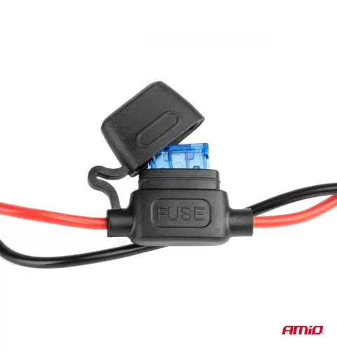 Prailgintuvo lizdas su voltmetru AMIO-03782