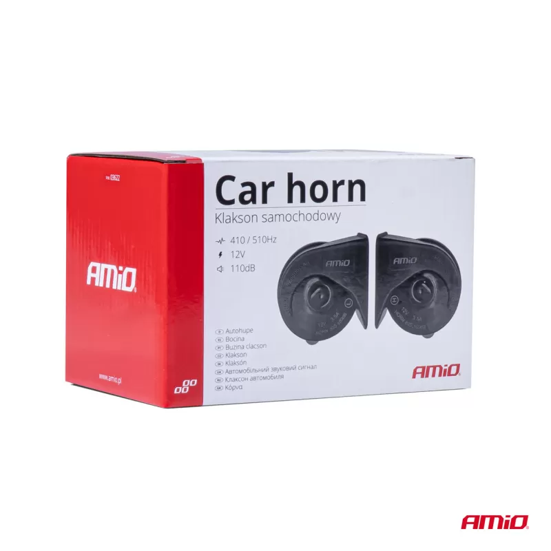 Garso signalas 12V, 2 vnt., AMIO-03622