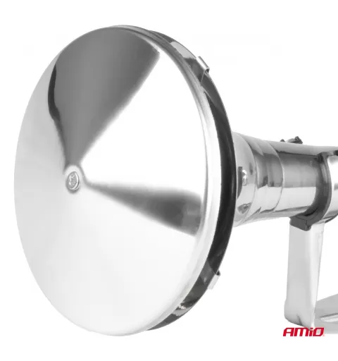 Fanfarinis garso signalas, chromuotas, 620mm, LowTone, AMIO-04078