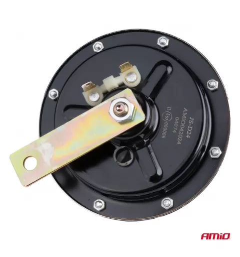 Garso signalas, chromuotas, 125 mm, 12V, AMIO-04074