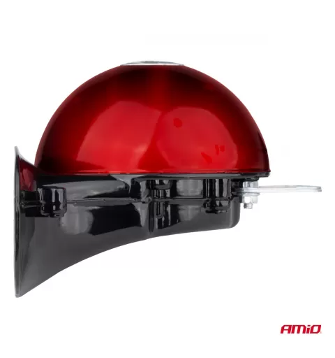Garso signalų rinkinys, 2 vnt., raudonas, 125mm, 12V, AMIO-04075