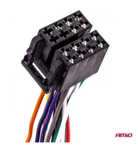 Integruotas moteriško tipo ISO lizdas ISO CCA 13 kontaktų 5A 12V AMIO-04441