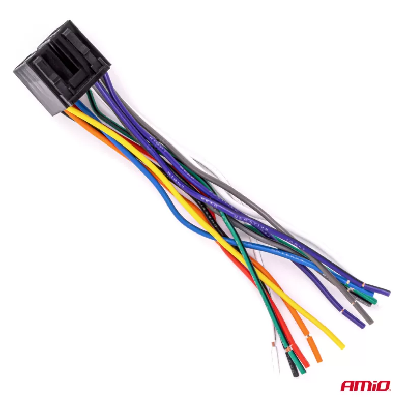 Integruotas moteriško tipo ISO lizdas ISO CCA 13 kontaktų 5A 12V AMIO-04441