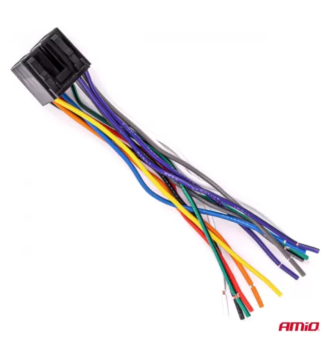 Integruotas moteriško tipo ISO lizdas ISO CCA 13 kontaktų 5A 12V AMIO-04441