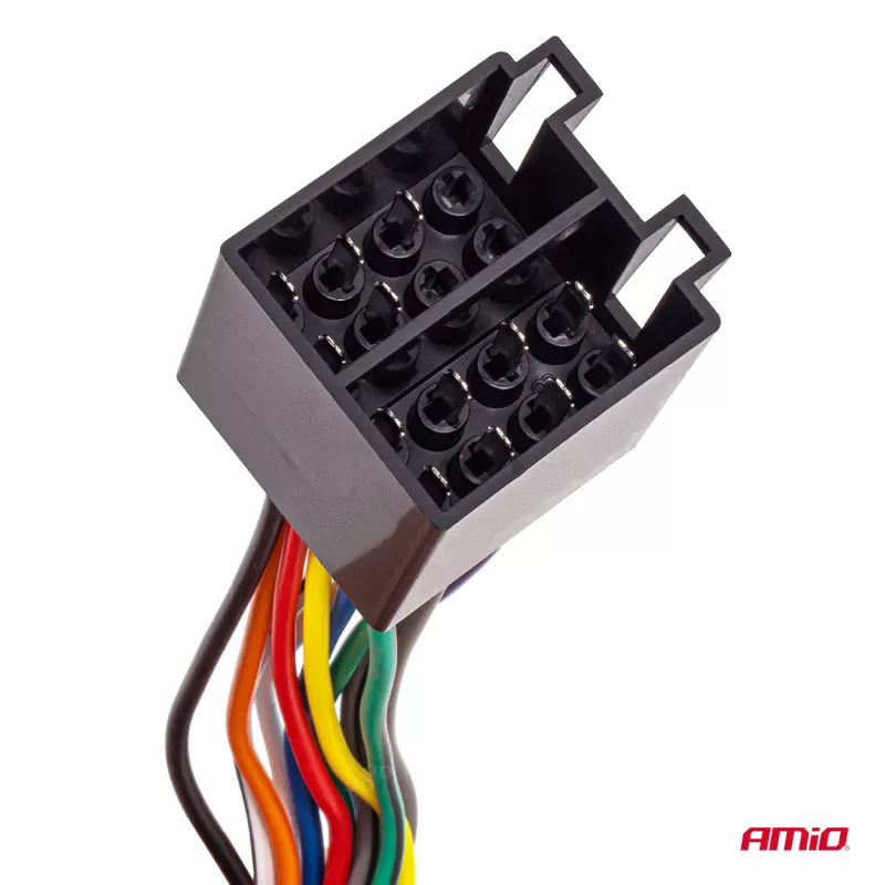 ISO vyriško tipo lizdas ISO CCA 13 kontaktų 5A 12V AMIO-04445