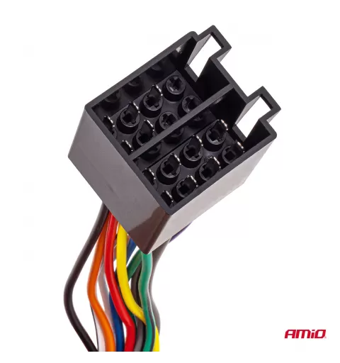 ISO vyriško tipo lizdas ISO CCA 13 kontaktų 5A 12V AMIO-04445
